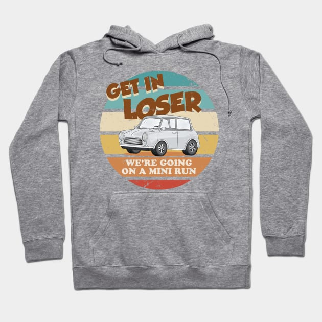 Get in Loser - Silver Hoodie by technofaze